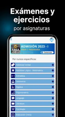 Cachimboz - Examen de admisión android App screenshot 3